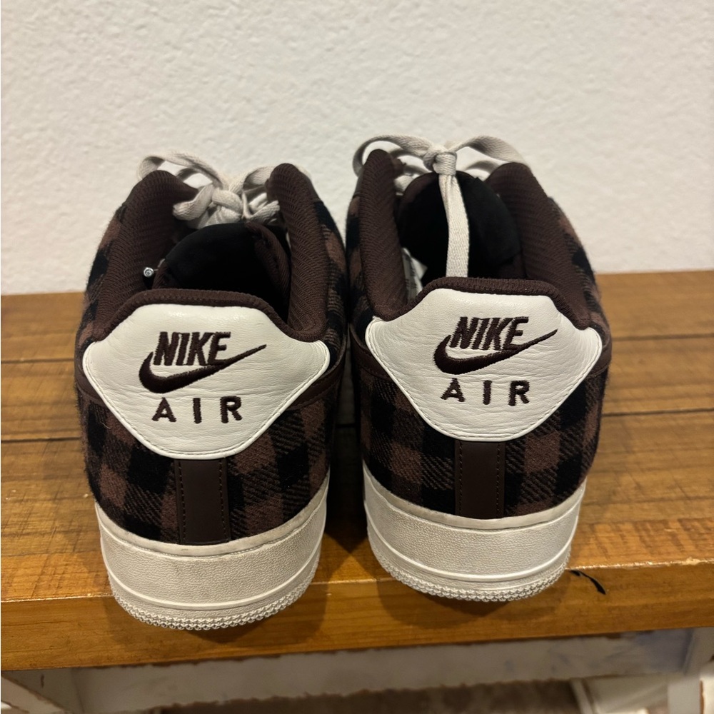 Mens nike air force 1's blouder flannel size 15 - Picture 3 of 4